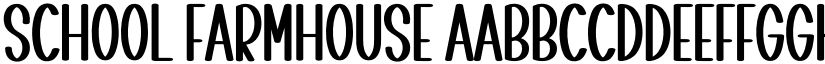 School Farmhouse font