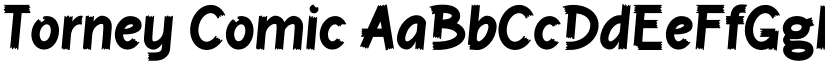 Torney Comic font