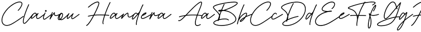 Clairou Handera font download
