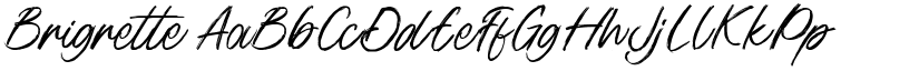 Brigrette font