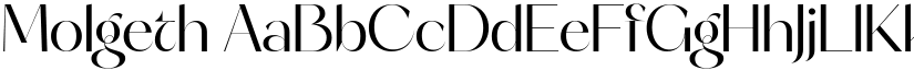 Molgeth font