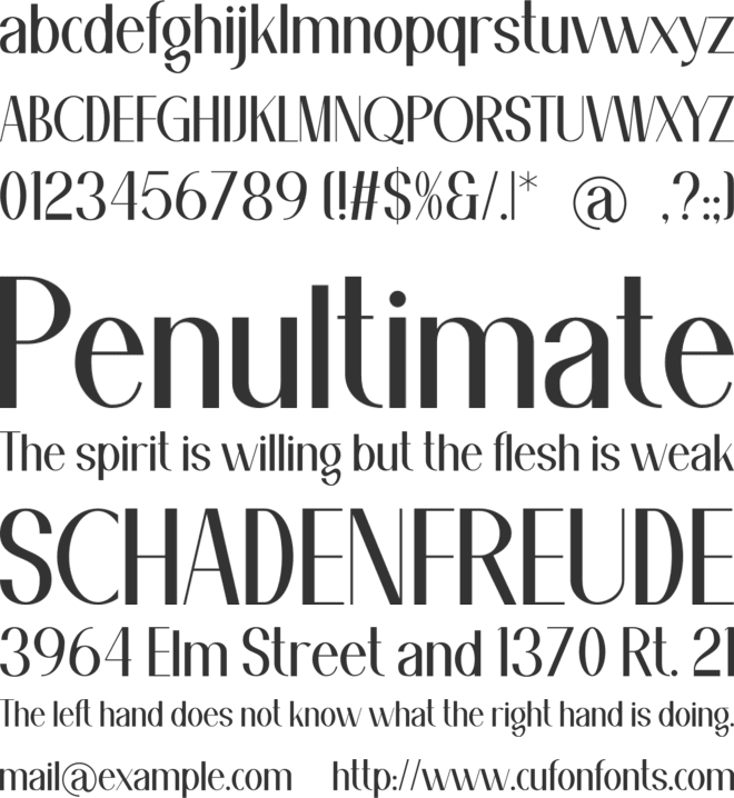 Dreaming Holiday font preview