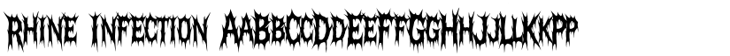 Rhine Infection font