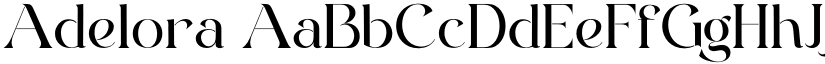 Adelora font