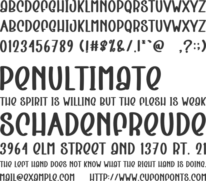 Summer Stories font preview