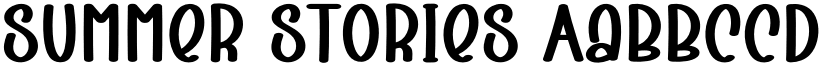 Summer Stories font