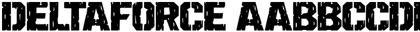 DeltaForce font