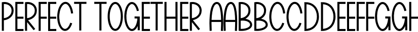 Perfect Together font