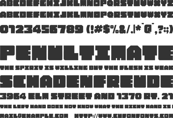 Pixel Robot font preview