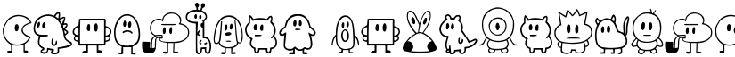 Flametick font