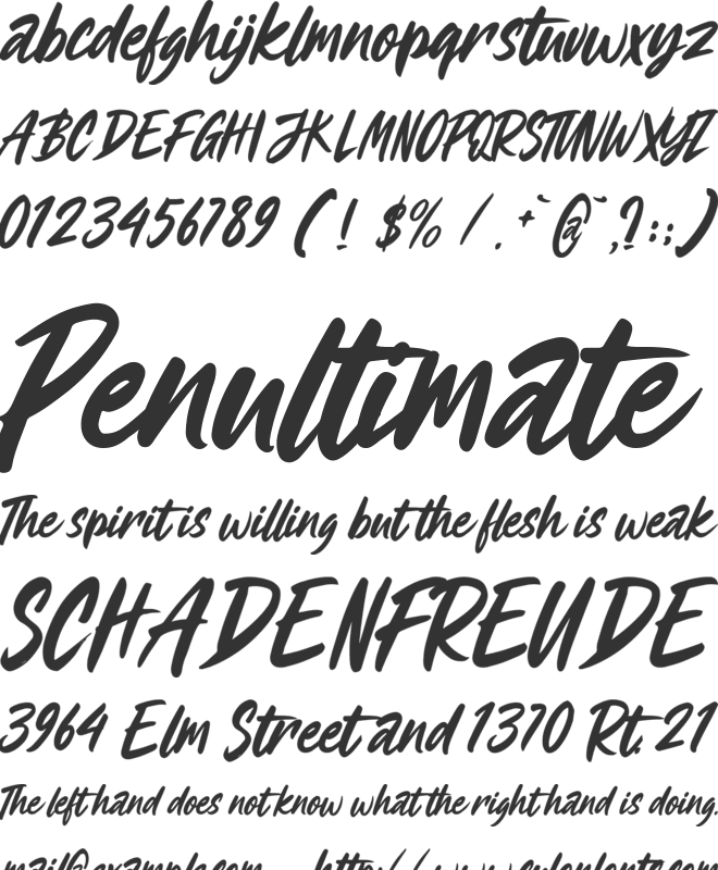 Garden of Fireflies font preview