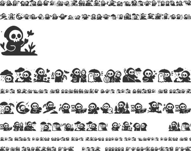 Blackhunter font preview