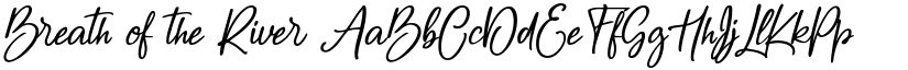 Breath of the River font download