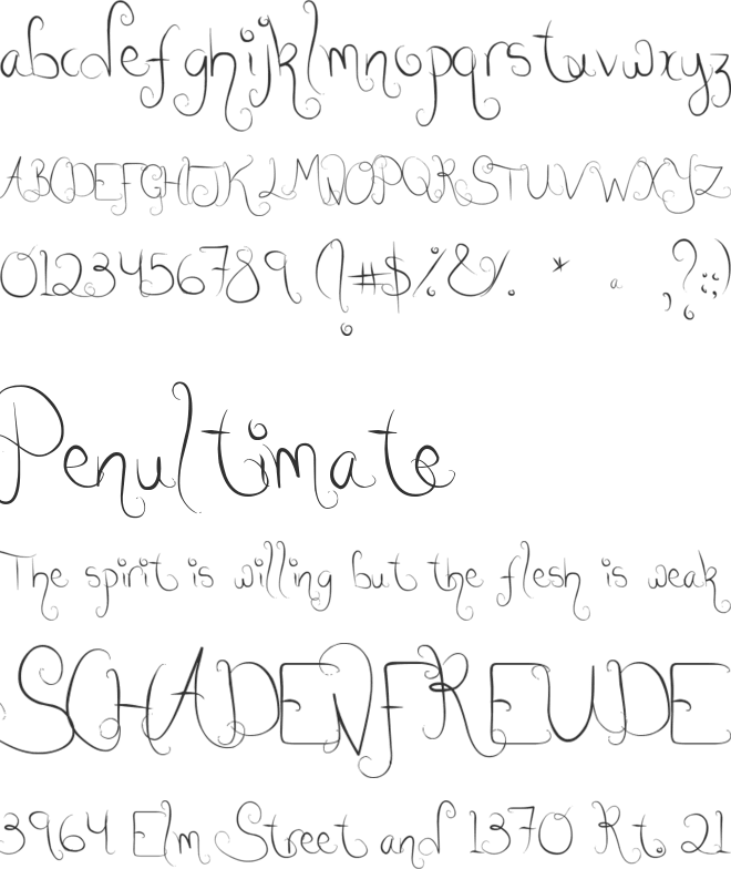 Like Giselle? font preview