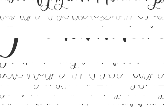 Reluvia font preview