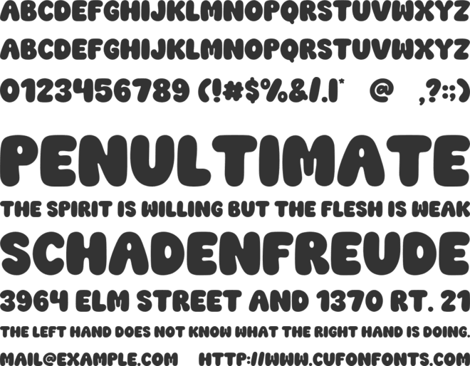 Dog Mom font preview