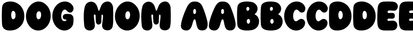 Dog Mom font