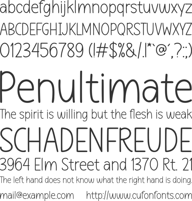 You Warm My Heart font preview