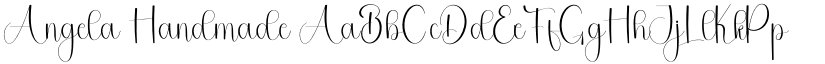 Angela Handmade font