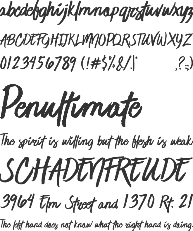 Jaime Blues font preview