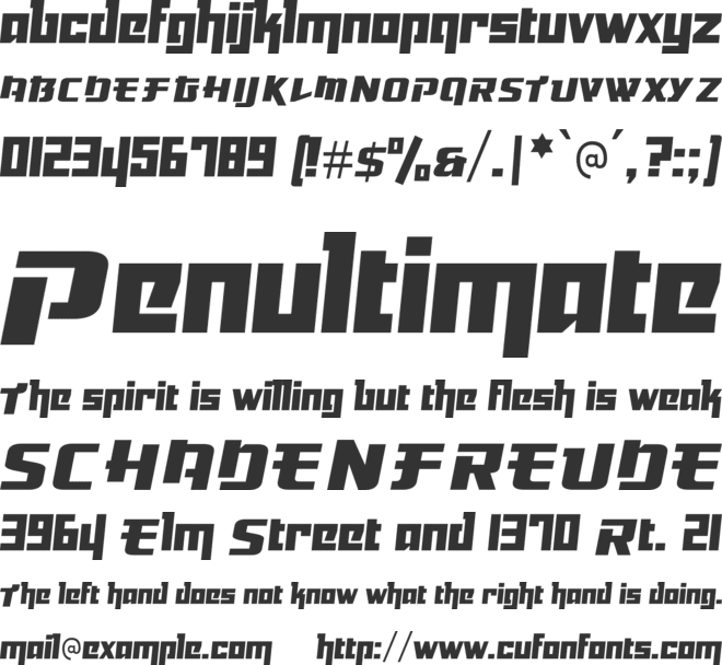 School Rules Former font preview
