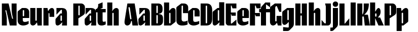 Neura Path font