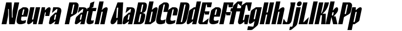 Neura Path font
