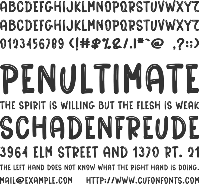 Happy Pumpkin font preview