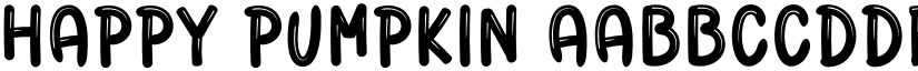 Happy Pumpkin font