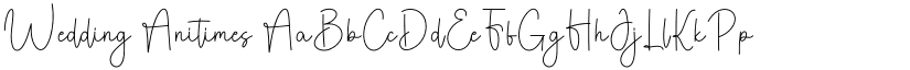 Wedding Anitimes font