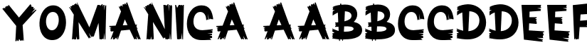 Yomanica font