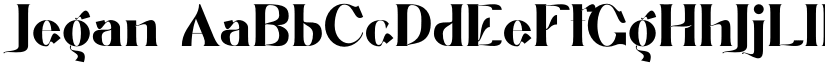 Jegan font