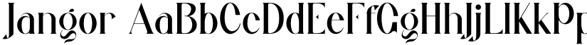 Jangor font