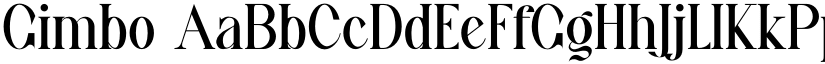 Gimbo font download