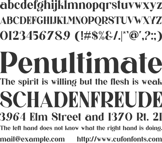 IKOMU font preview