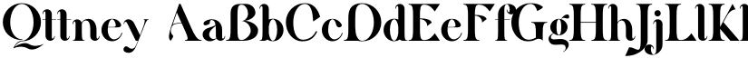 Qttney font download