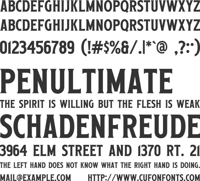 Hantera font preview