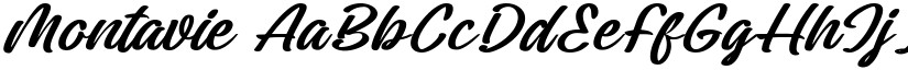 Montavie font download