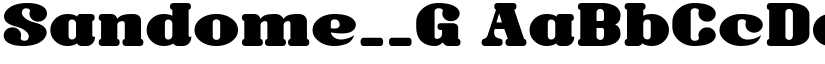 Sandome__G font download