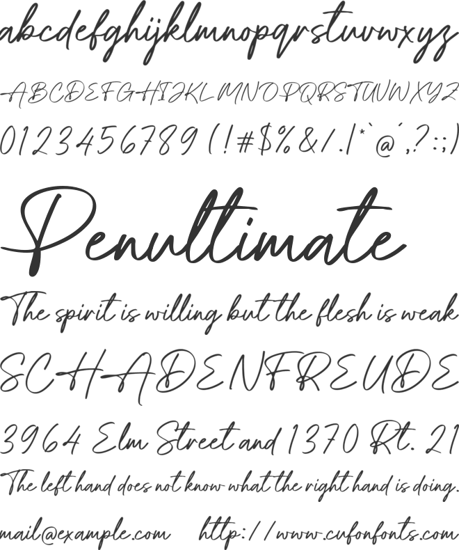 Beyond Dreams font preview