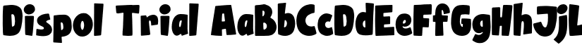 Dispol Trial font