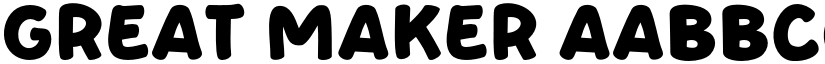 Great Maker font