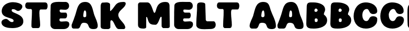 Steak Melt font download