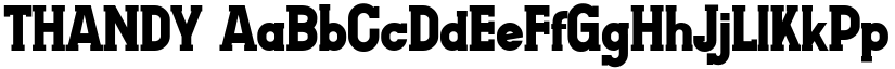 THANDY font