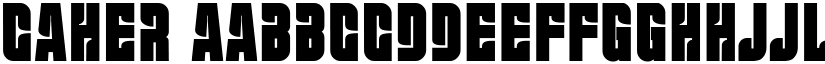 Caher font