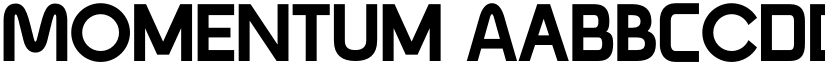 Momentum font