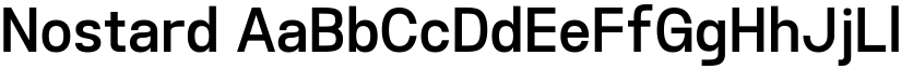Nostard font