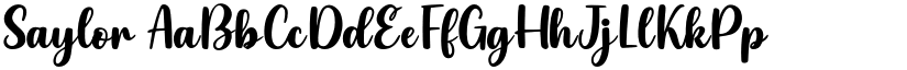 Saylor font