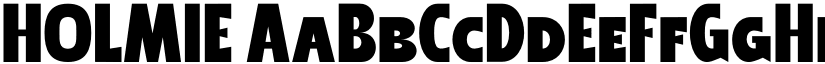 HOLMIE font