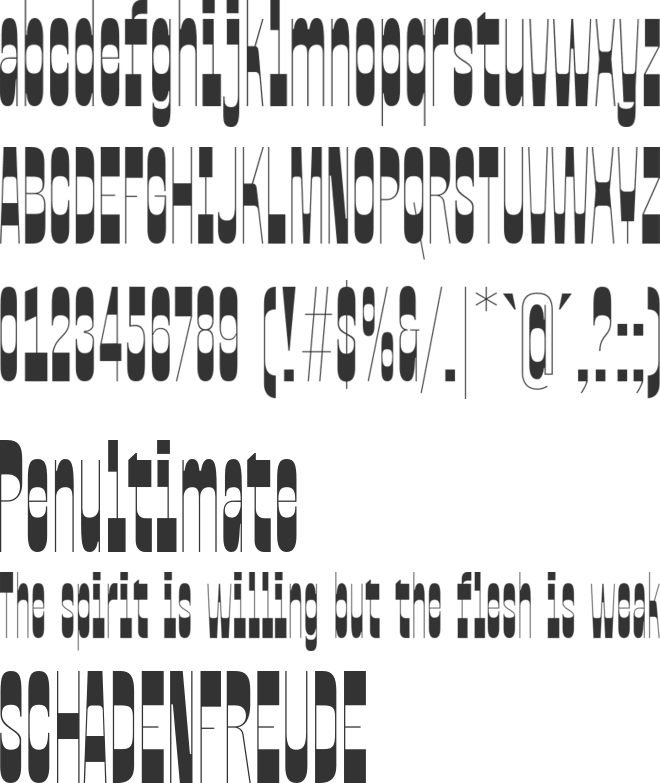 Jt Bloore font preview
